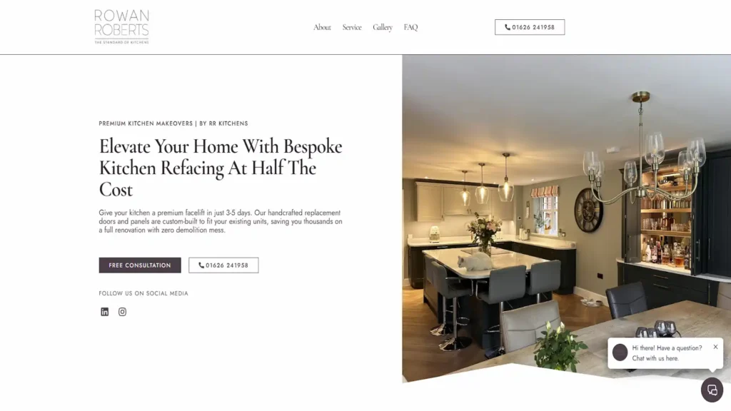 We have run successful Google PPC campaigns for RR Kitchens in Dawlish.